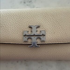 Tory Burch Cream Leather wallet